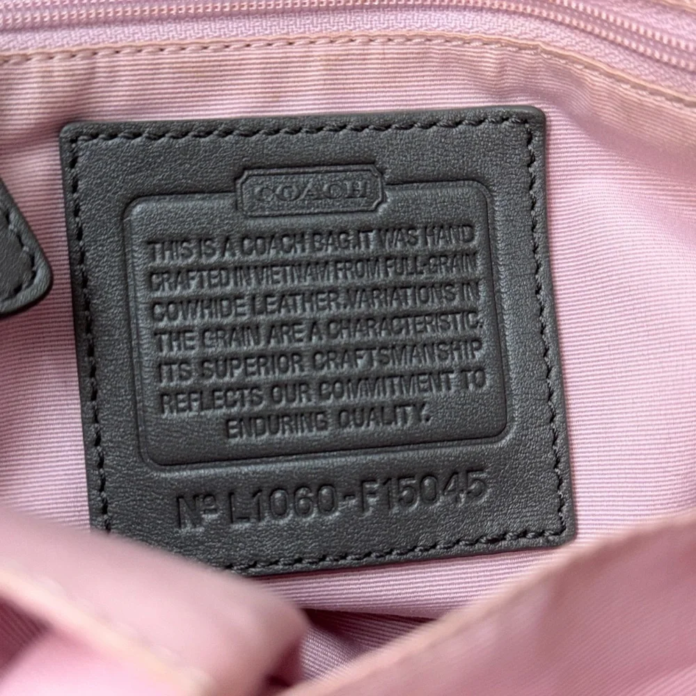 Coach Olive and Gray Tote Bag#F15045